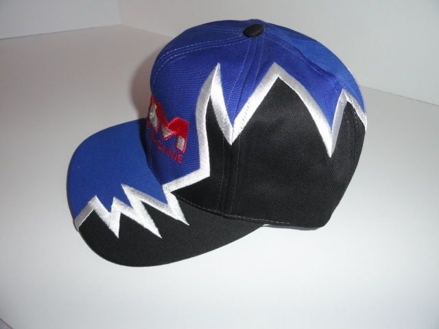 Marine Machine embroidered  blue  & black jagged edge baseball cap
