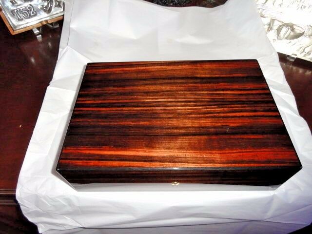 Elie Bleu Macassar Ebony Humidor 110 ct