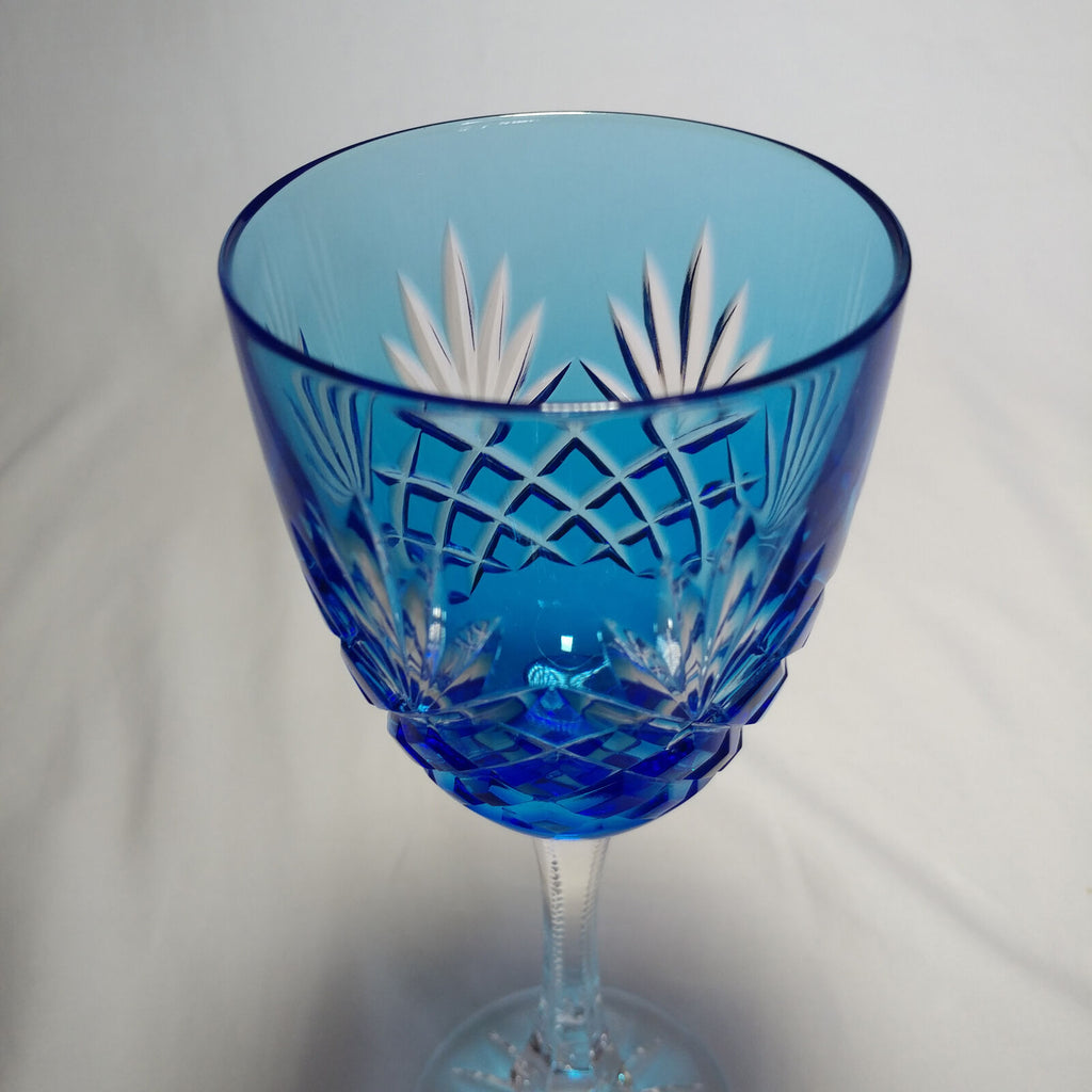 Faberge Odessa Sky Blue Crystal Glass