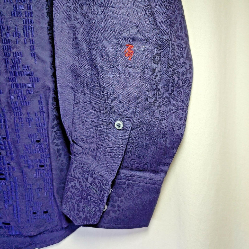 Robert Graham Colorful Long Sleeve Button-Down Shirt - Men's Medium