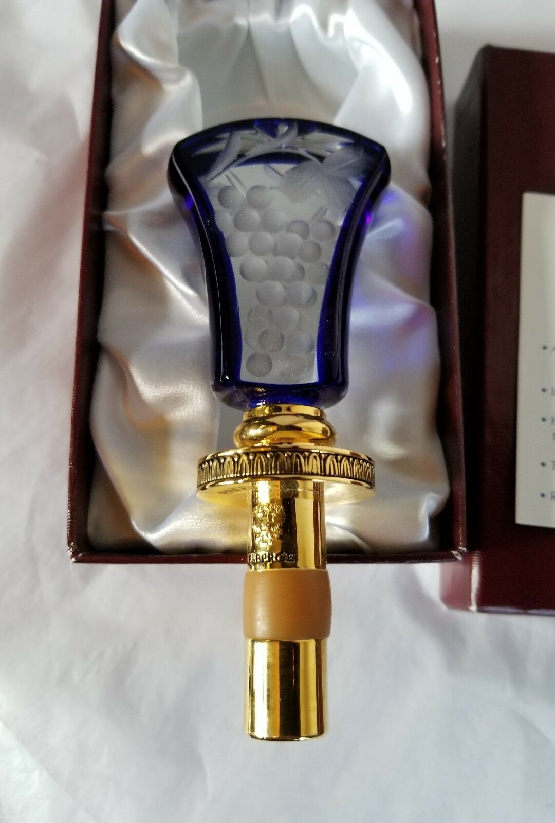 Fabergé Crystal Bottle Stopper