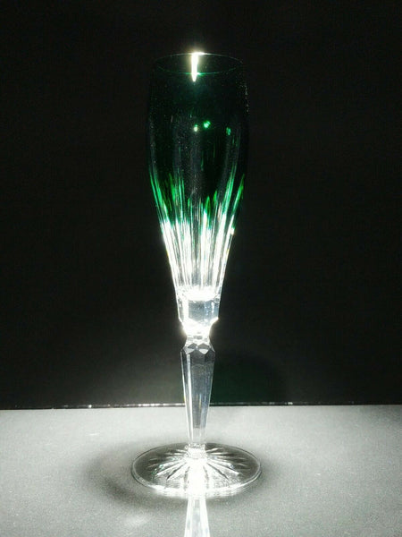 Faberge Colored Crystal Flutes in the original presentation case.