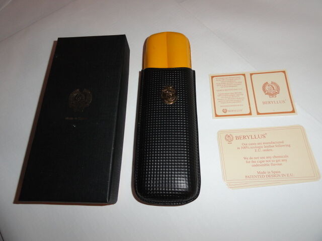 Black & Gold Leather Case