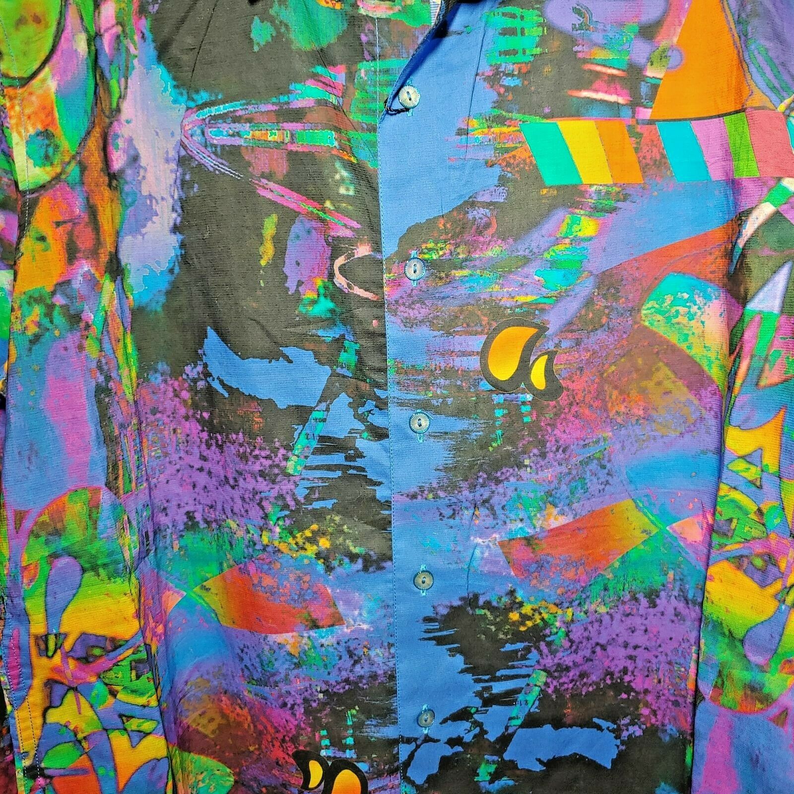 Robert Graham - Colorful Long Sleeve - Men's Medium Button Down Classic Fit