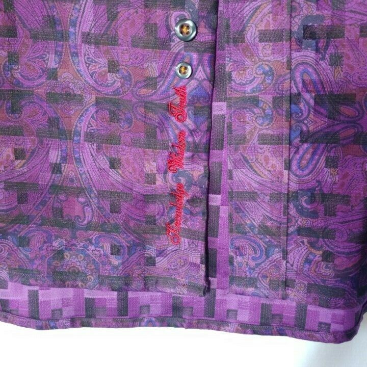 Robert Graham Colorful Long Sleeve Men's Medium Button Down Shirt