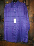 Robert Graham Purple Long Sleeve Shirt - Size Medium - New