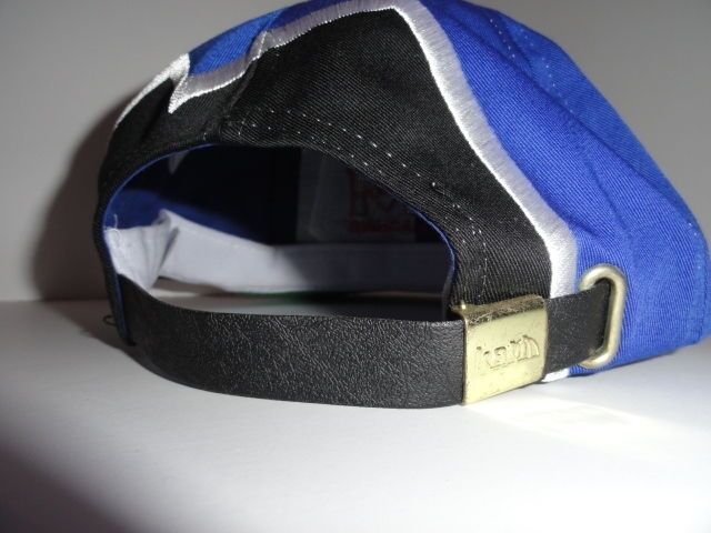 Marine Machine embroidered  blue  & black jagged edge baseball cap