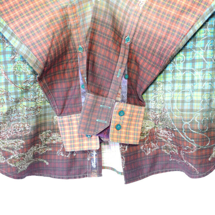 Robert Graham - Colorful Long Sleeve - Men's Medium Button Down Classic Fit