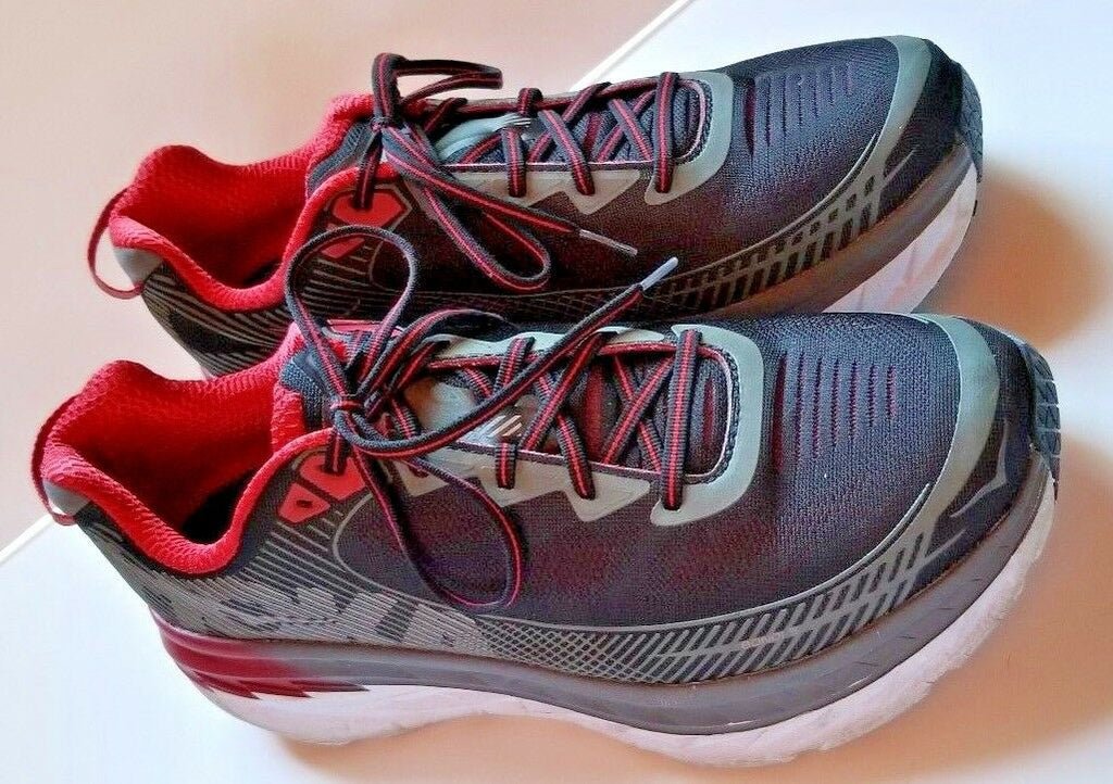 Hoka One One Mens Bondi 5 Shoes 1014757  Black  /  Formula One 12.5