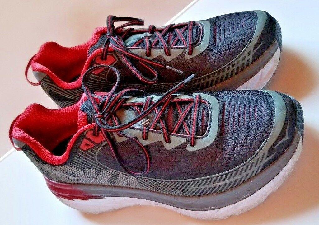 Hoka One One Mens Bondi 5 Shoes 1014757  Black  /  Formula One 12.5