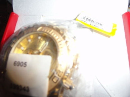 Invicta Subaqua  Model 6905 Specialty Chronograph Gold Plated Swiss Watch
