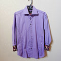 Bertigo | Men's Purple Long sleeve Button down Casual Shirt