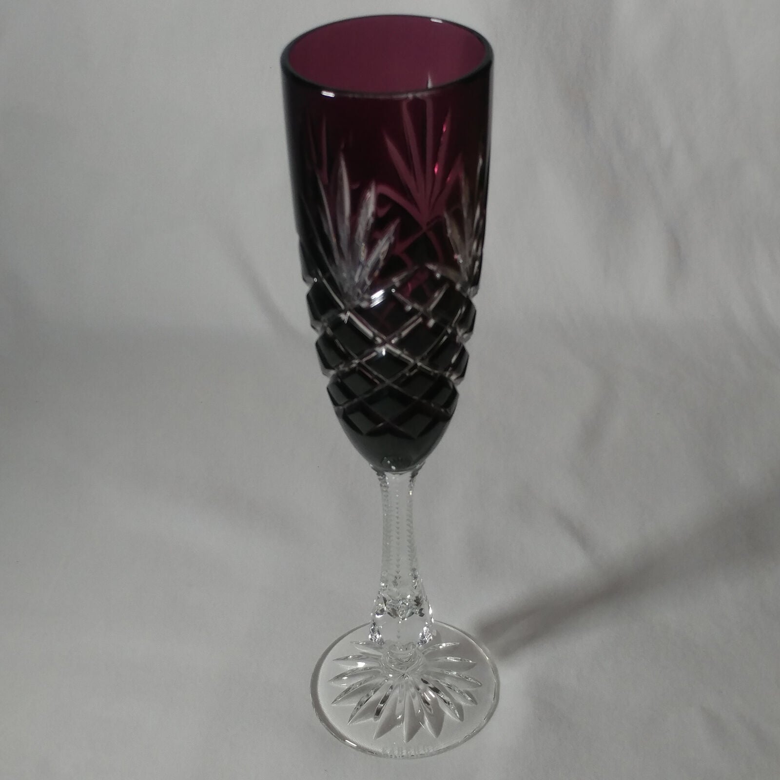 FABERGÉ  ODESSA PURPLE CRYSTAL FLUTE | SINGLE