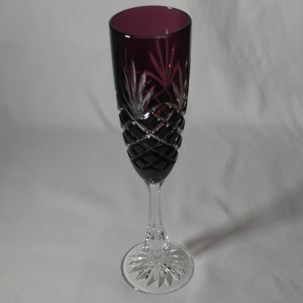 FABERGÉ  ODESSA PURPLE CRYSTAL FLUTE | SINGLE