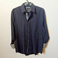 Mizumi Collegioni | Men's Black Longsleeve Casual Buttondown Shirt