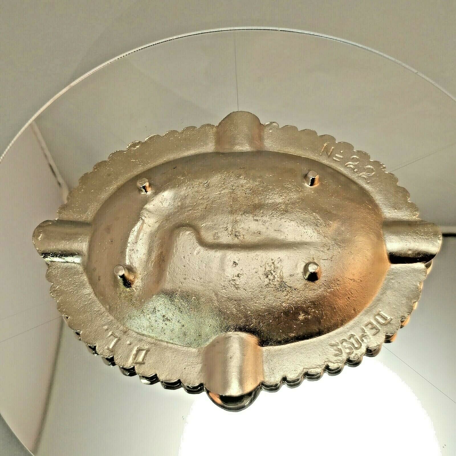 BIRD STYLE BRASS CHROME PLATED ASHTRAY