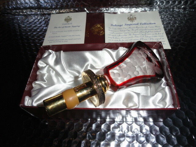 Fabergé Crystal Bottle Stopper