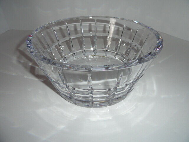 Faberge Metropolitan Clear Crystal Bowl 9" diameter