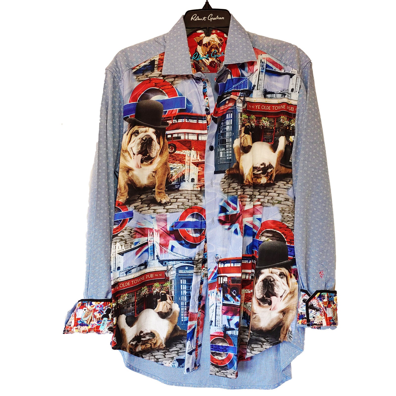 Robert Graham - Colorful Long Sleeve - Men's Medium Button Down Classic Fit