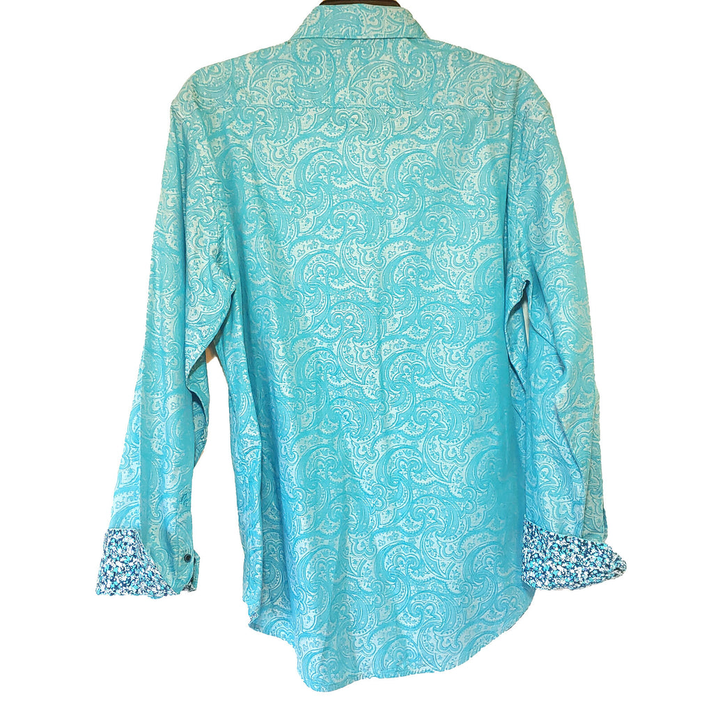 Robert Graham - Colorful Long Sleeve - Men's Medium Button Down Classic Fit