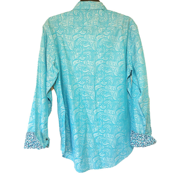 Robert Graham - Colorful Long Sleeve - Men's Medium Button Down Classic Fit