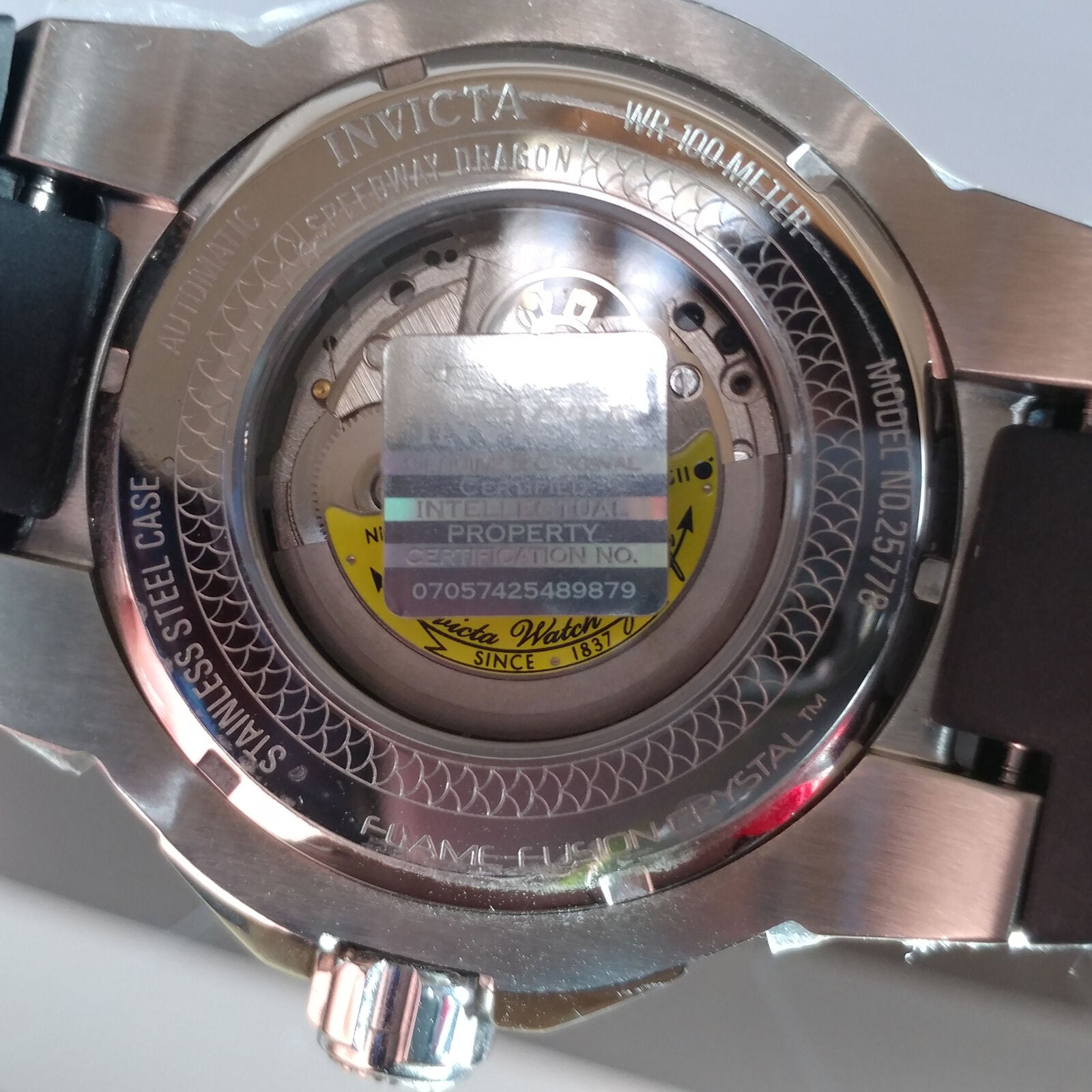 INVICTA | Speedway Stainless Steel Automatic Watch w/Black Strap | Model: 25778
