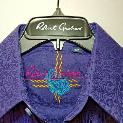 Robert Graham - Colorful Long Sleeve - Men's Medium Button Down Classic Fit