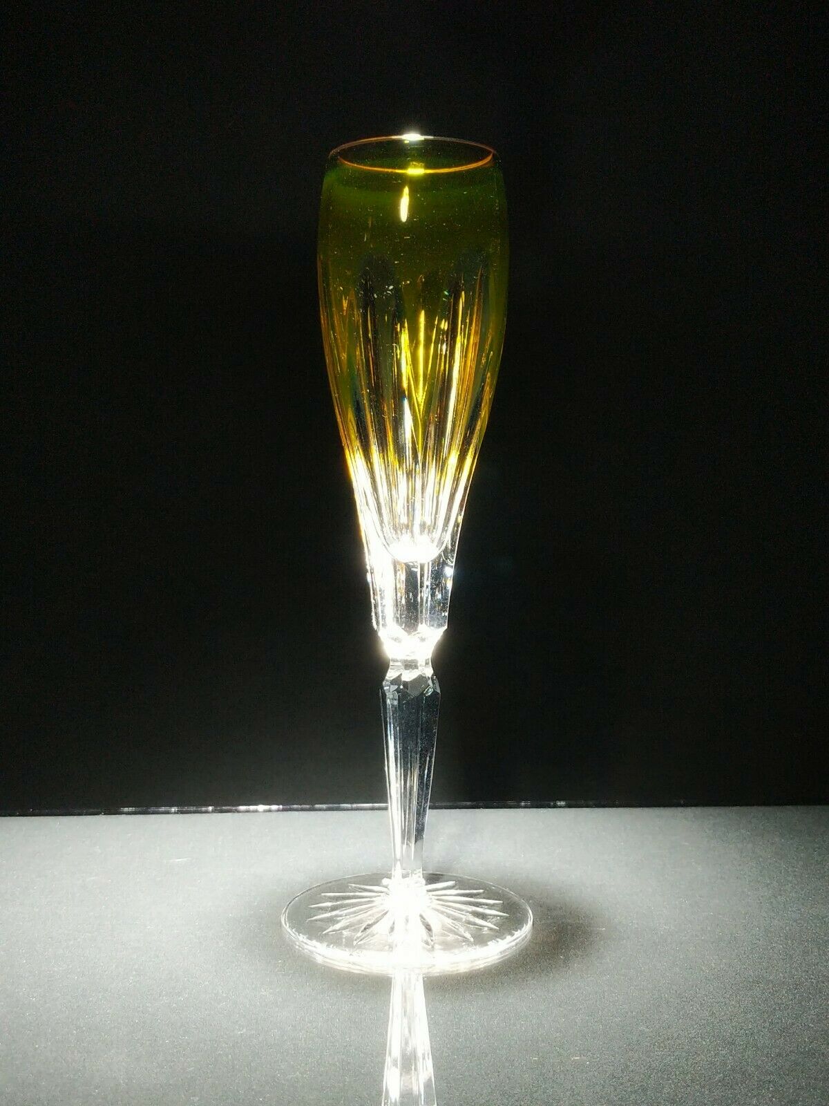 Faberge Colored Crystal Flutes without the original presentation case.