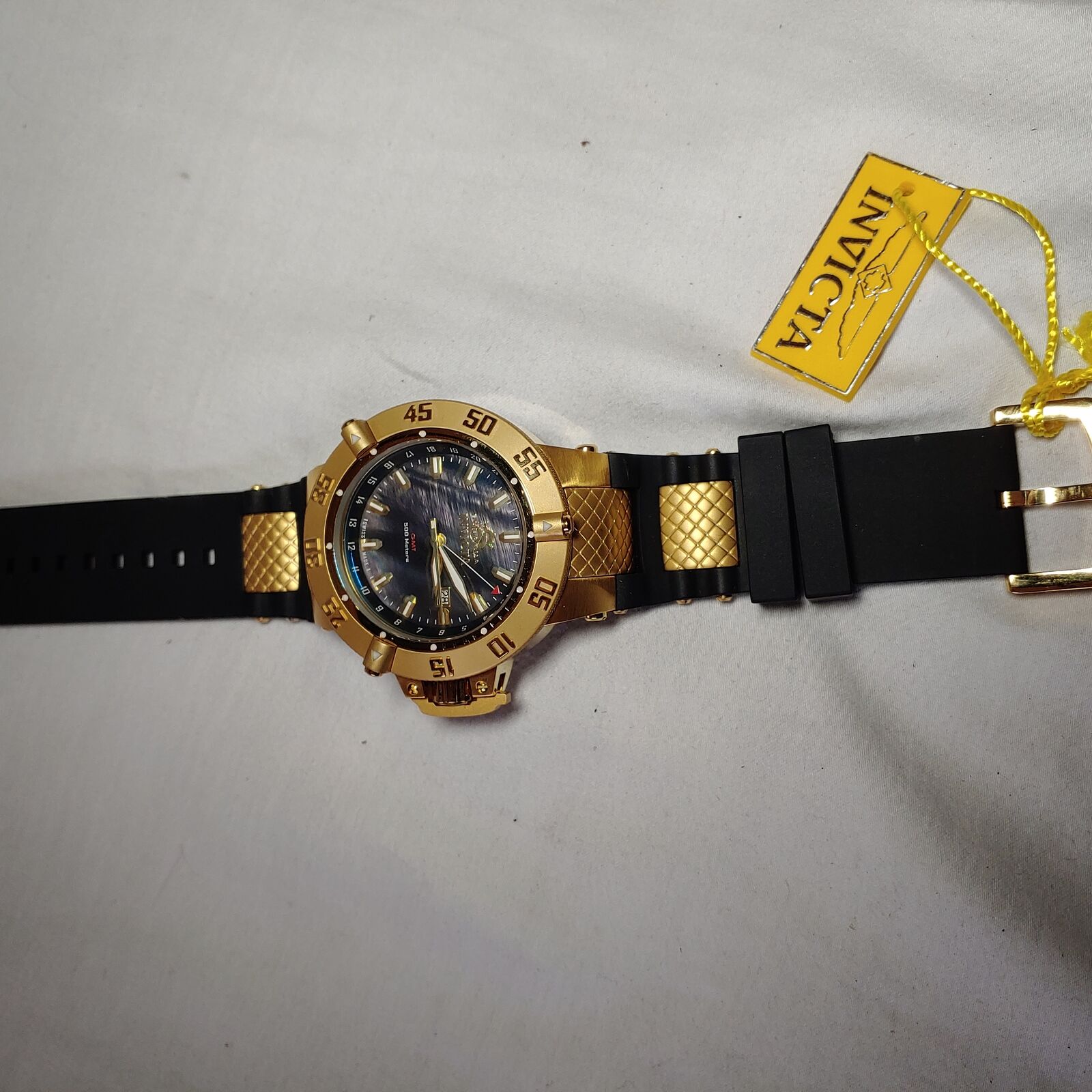 INVICTA SUBAQUA NOMA III MENS QUARTZ 50MM BLACK CASE STAINLESS STEEL DIAL