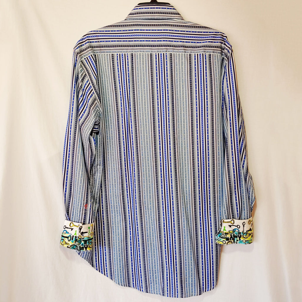 Robert Graham - Colorful Long Sleeve - Men's Medium Button Down Classic Fit