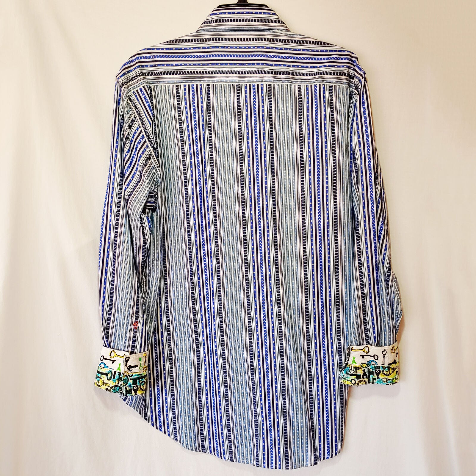 Robert Graham - Colorful Long Sleeve - Men's Medium Button Down Classic Fit