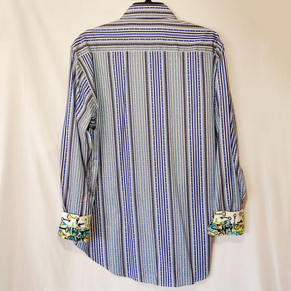 Robert Graham - Colorful Long Sleeve - Men's Medium Button Down Classic Fit