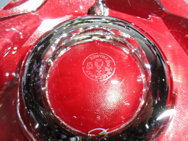 Baccarat Camel crystal ashtray 4" diameter no box