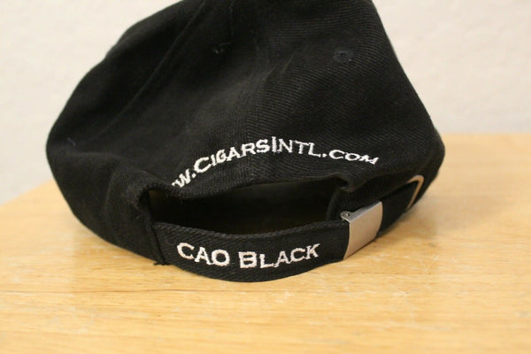 CAO Embroidered Black/White baseball cap