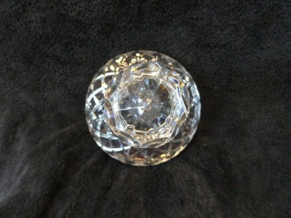 Cut  Crystal 10.5" Ships Decanter with stopper no original box