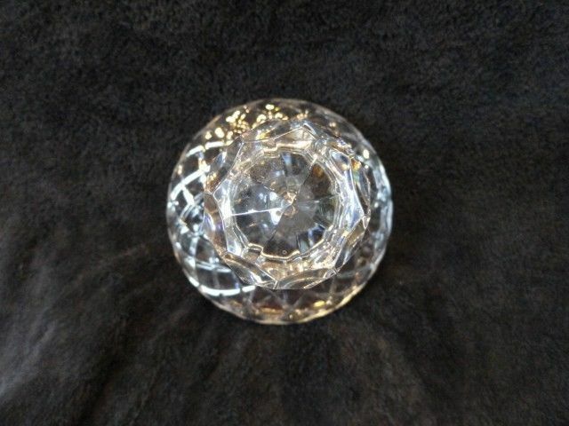 Cut  Crystal 10.5" Ships Decanter with stopper no original box