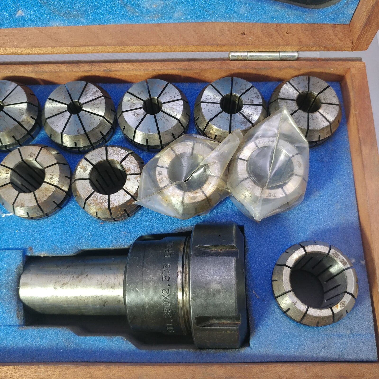 ER-40 1.1/4 ETM COLLET CHUCK SET 1/8-1