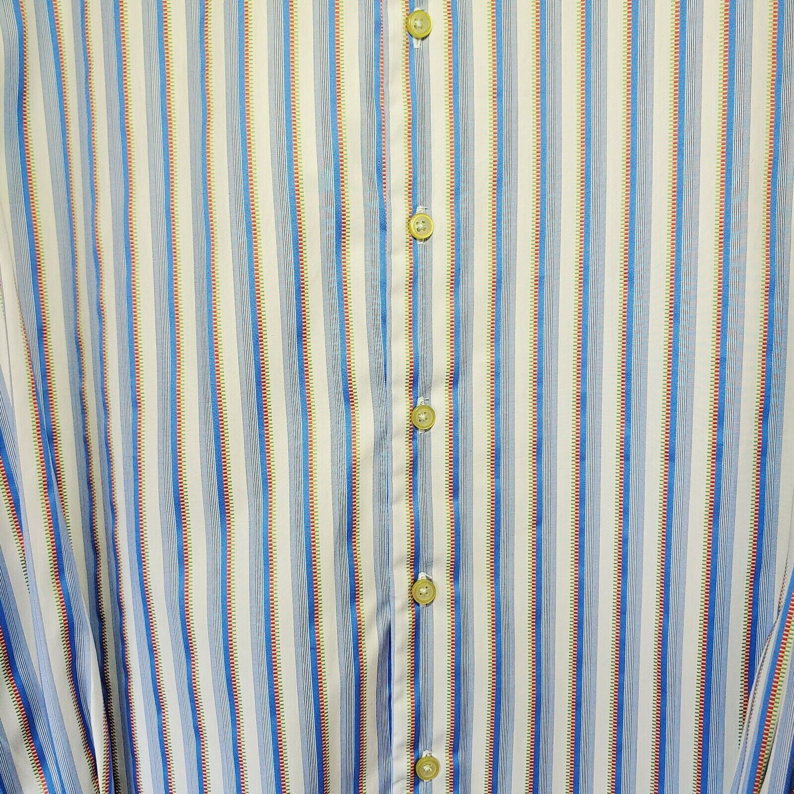 Robert Graham - Colorful Long Sleeve - Men's Medium Button Down Classic Fit