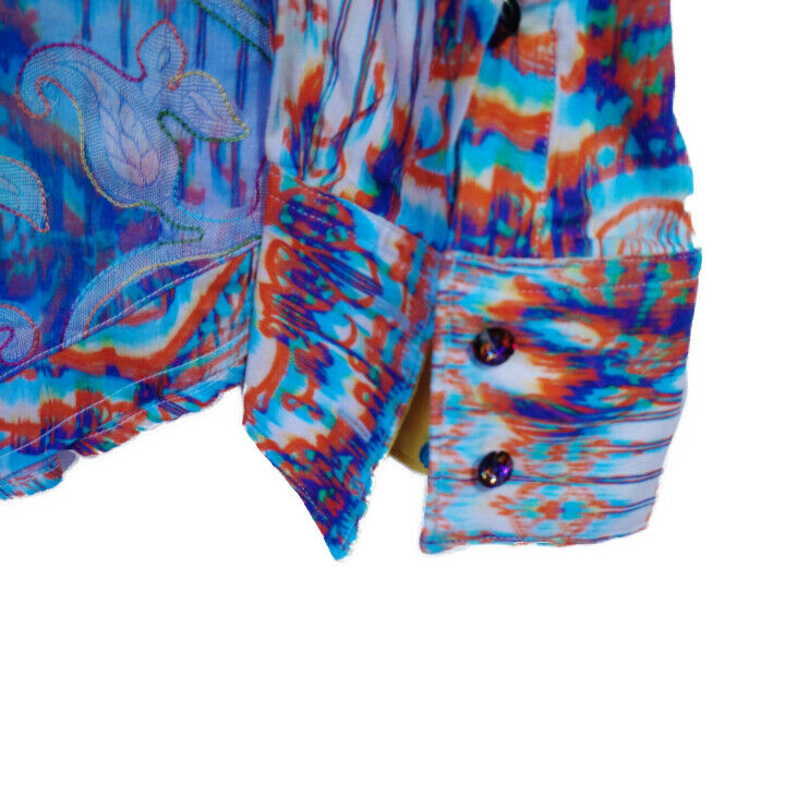 Robert Graham - Colorful Long Sleeve - Men's Medium Button Down Classic Fit