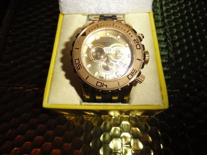 Invicta 6905 Reserve Subaqua Specialty Chronograph Gold Plated Swiss Watch