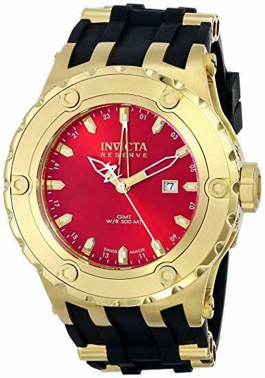 Invicta 80591 Subaqua Red Analog Display Swiss Quartz NIB