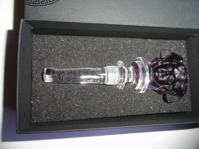 Versace Medusa Amethyst Crystal Bottle Stopper