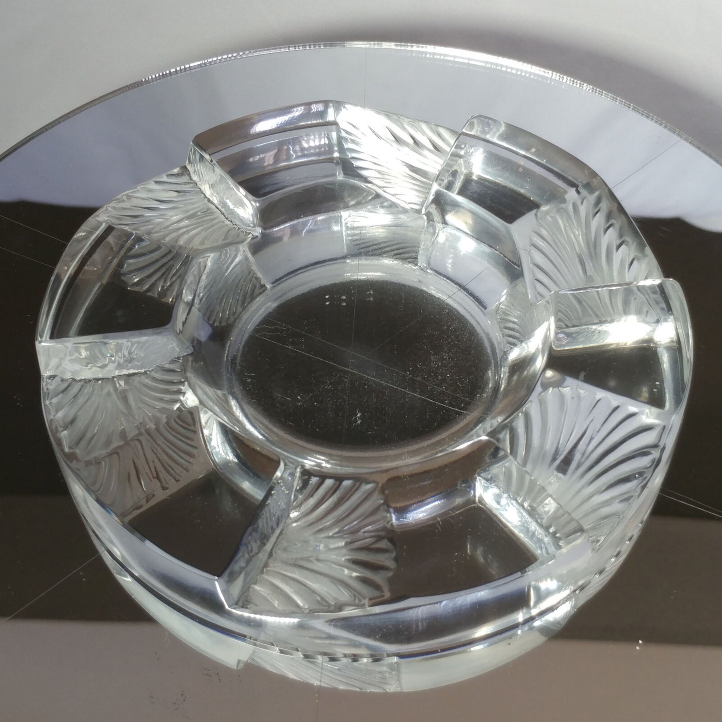 Lalique Cuba Crystal  Ashtray