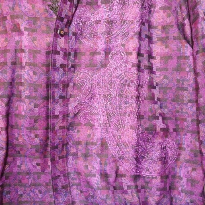 Robert Graham Colorful Long Sleeve Men's Medium Button Down Shirt