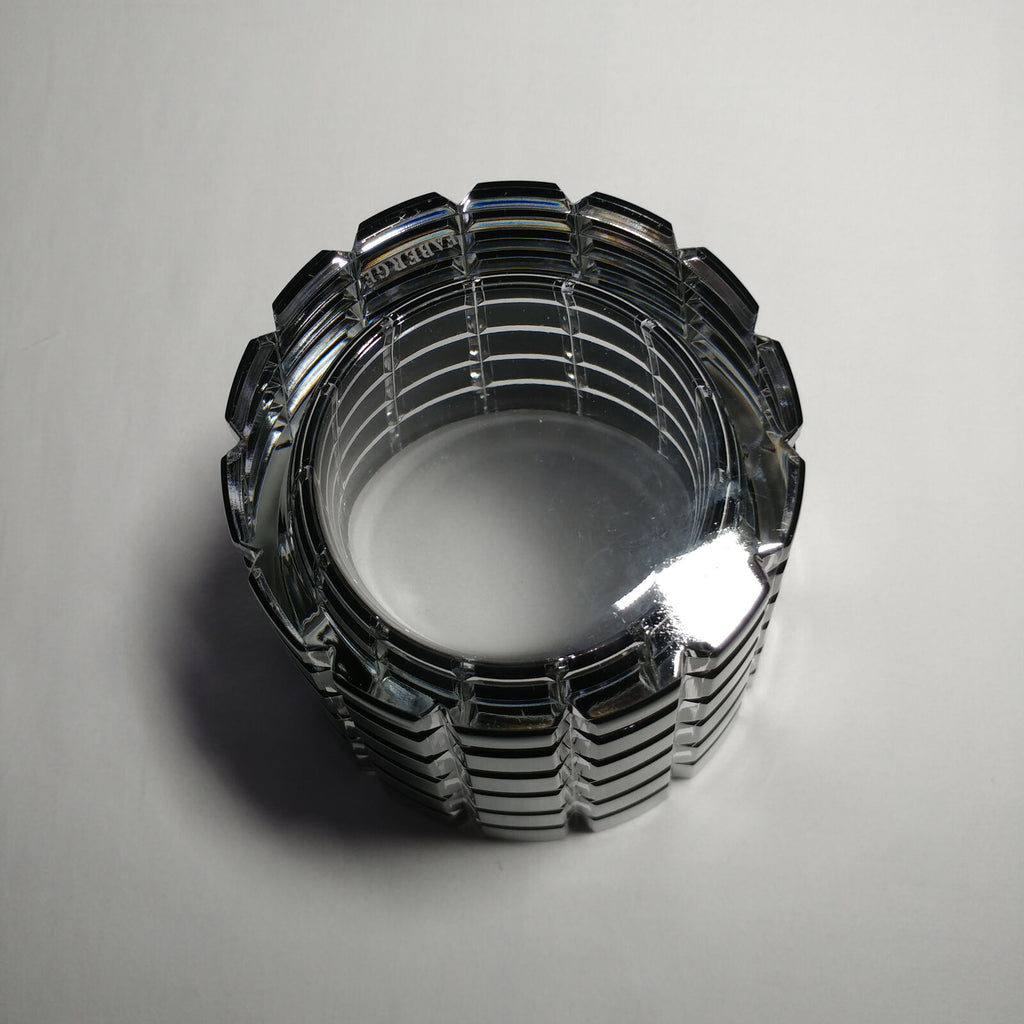 Faberge Black Cased Cut to Clear Crystal Metropolitan Ice Bucket