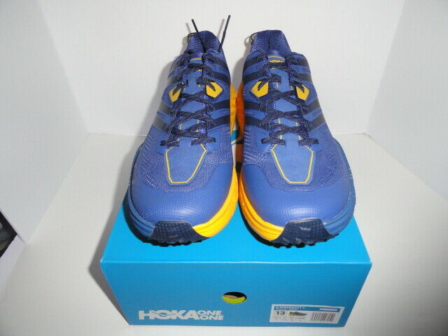 Hoka One Speedcoat 3 Blue & Gold size 13 M