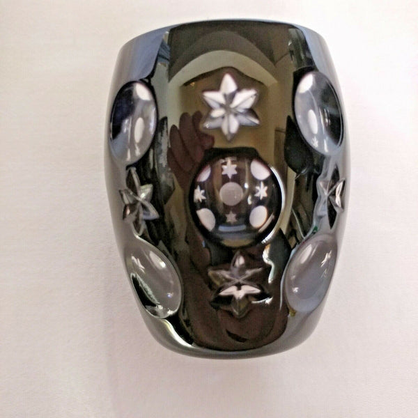 Faberge Black Galaxy Crystal  Shot Glass