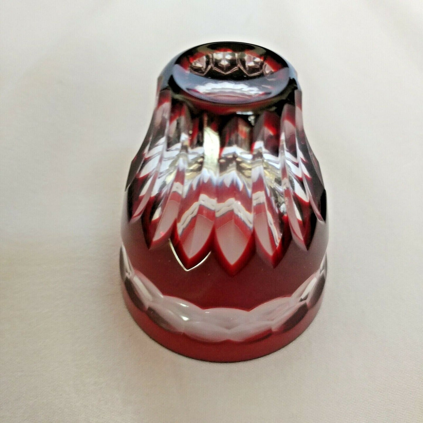 Faberge  Ruby Red Na Zdorovye Crystal  Shot Glass