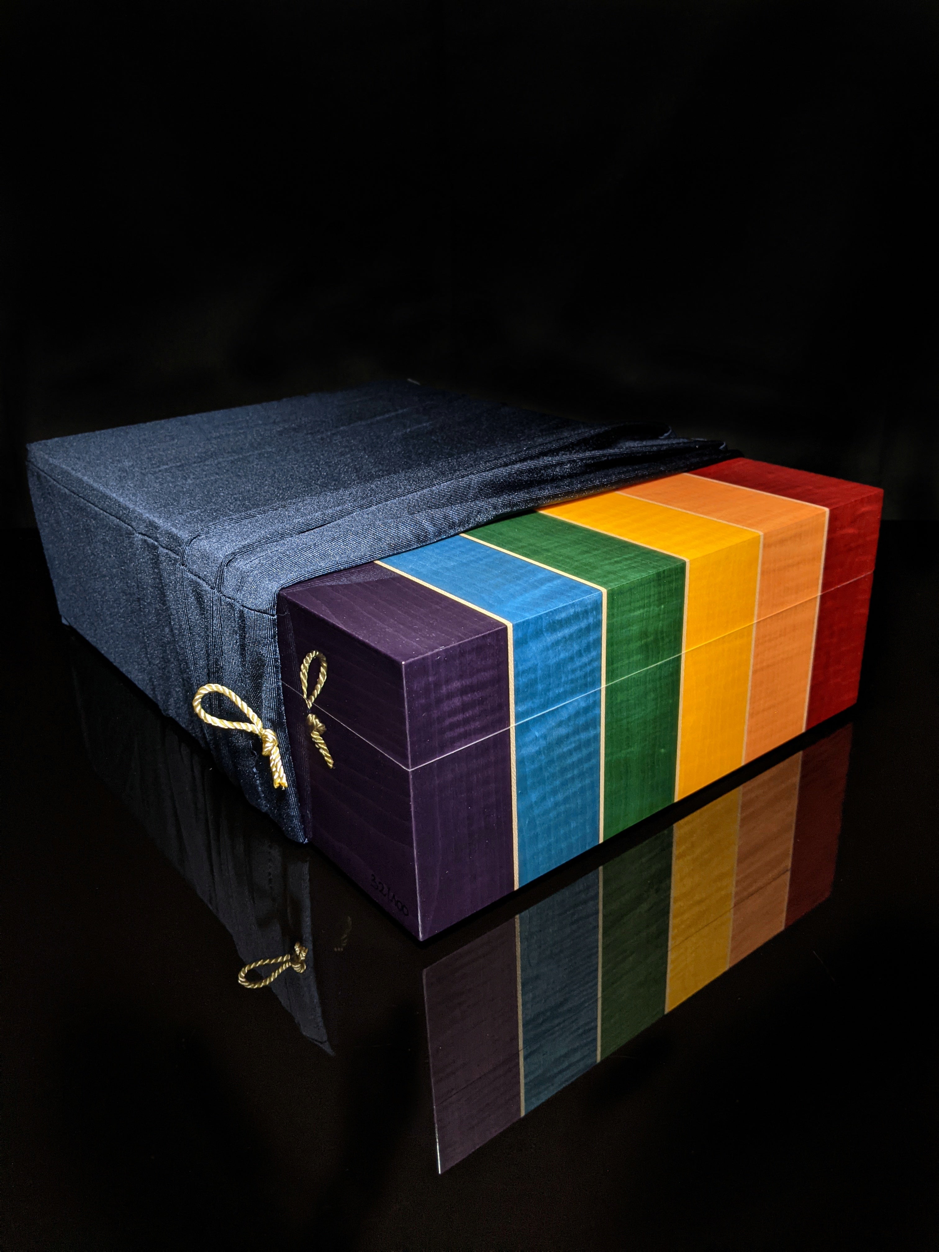 Elie Bleu Rainbow Humidor 110 count  Made in France NIB