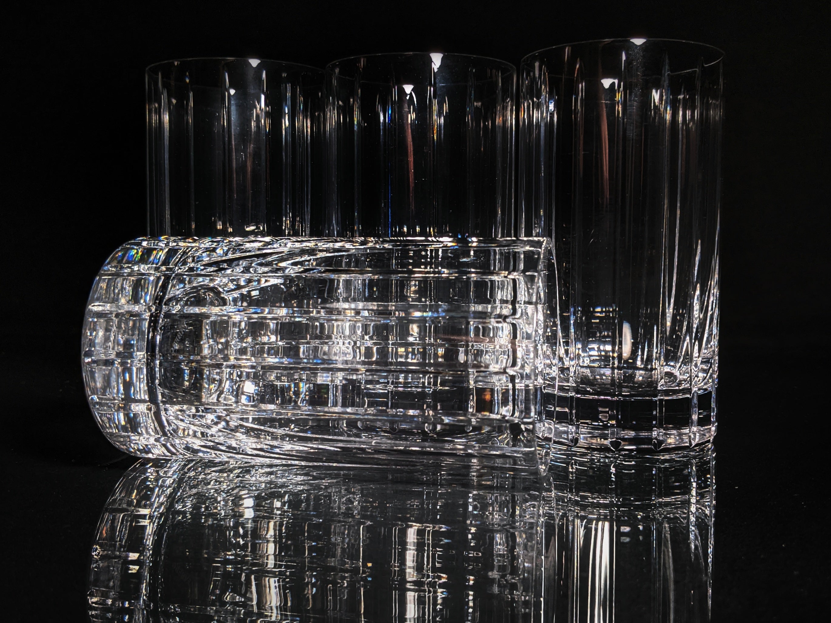 Faberge  Pavillon Highball  Glasses Style # : 441-04-4 Made in Slovenia set of 4